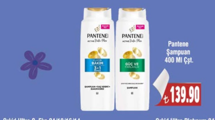 Pantene Şampuan 400 Ml Çiftli
