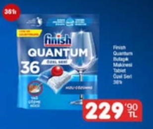 Finish Quantum Bulaşık Makinesi Tablet Özel Seri 36Li
