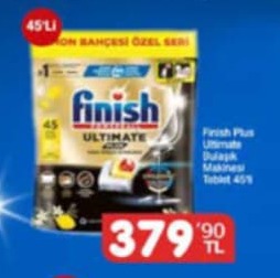 Finish Plus Ultimate Bulaşik Makinesi Tablet 45'Li