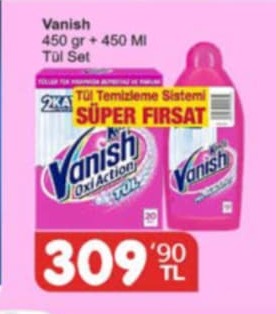 Vanish 450Gr + 450Ml Tül Set