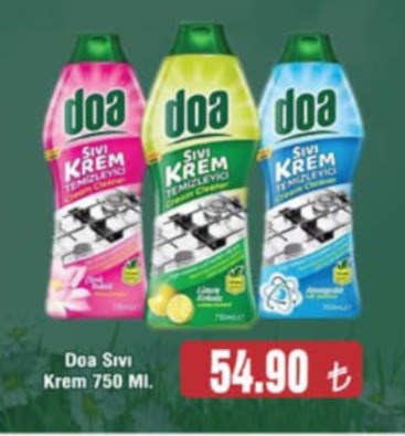 Doa Sıvı Krem 750 Ml.