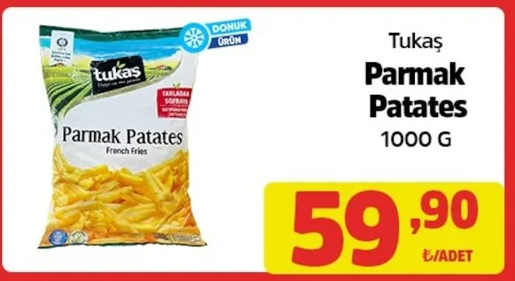 Tukaş Parmak Patates 1000 G