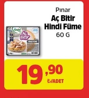 Pınar Aç Bitir Hindi Füme 60 G