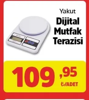 Yakut Dijital Mutfak Terazisi