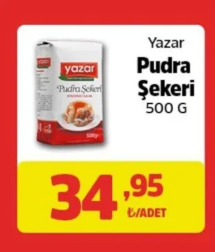 Yazar Pudra Şekeri 500 G