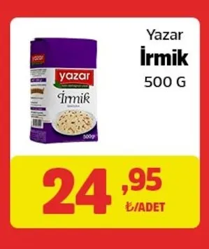 Yazar İrmik 500 G
