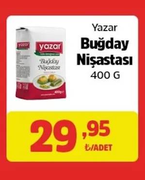 Yazar Buğday Nişastası 400 G