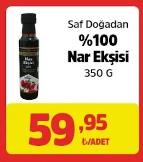 Saf Doğadan %100 Nar Ekşisi 350 G