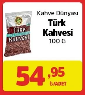 Kahve Dünyası Türk Kahvesi 100 G