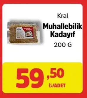 Kral Muhallebilik Kadayıf 200 G