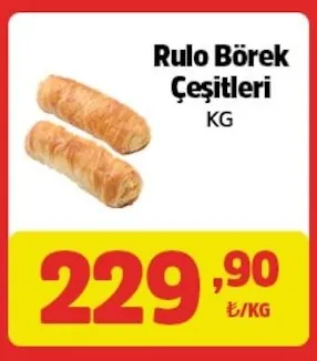 Rulo Börek Çeşitleri Kg