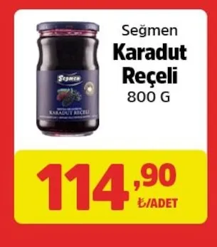 Seğmen Karadut Reçeli 800 G