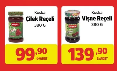 Koska Çilek Reçeli 380 G