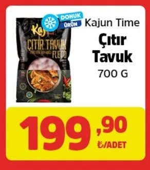 Kajun Time Çıtır Tavuk 700 G
