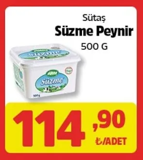 Sütaş Süzme Peynir 500 G