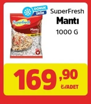 Superfresh Mantı 1000 G