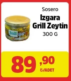 Sosero Izgara Grill Zeytin 300 G