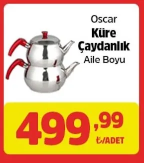 Oscar Küre Çaydanlık Aile Boyu