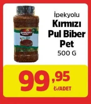 İpekyolu Kırmızı Pul Biber Pet 500 G