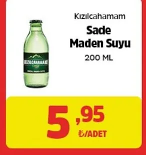 Kızılcahamam Sade Maden Suyu 200 Ml