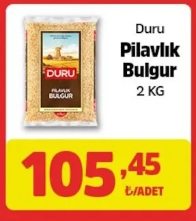 Duru Pilavlık Bulgur 2 Kg