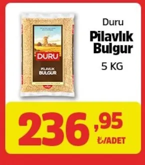 Duru Pilavlık Bulgur 5 Kg