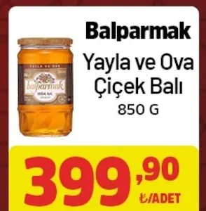 Balparmak Yayla Ve Ova Çiçek Balı 850 G