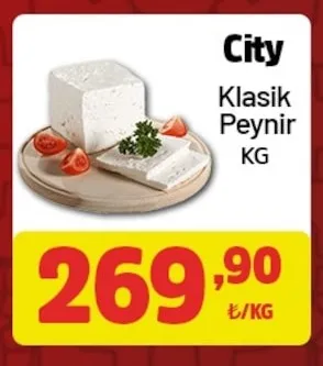 City Klasik Peynir Kg