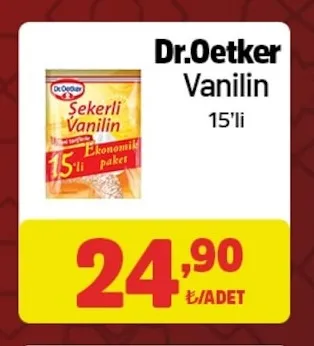 Dr. Oetker Vanilin 15'Li