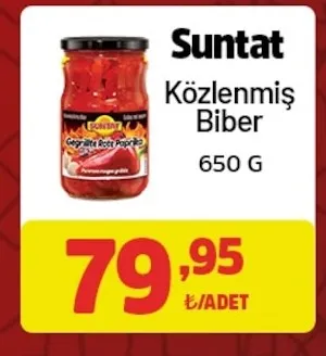 Suntat Közlenmiş Biber 650 G