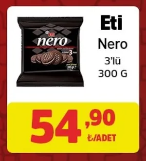 Eti Nero 3'Lü 300 G