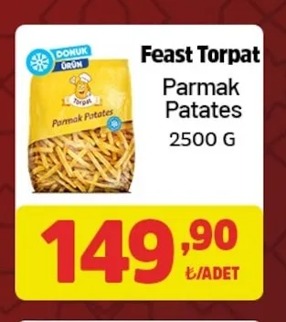 Feast Torpat Parmak Patates 2500 G