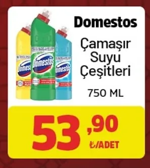 Domestos Çamaşır Suyu Çeşitleri 750 Ml