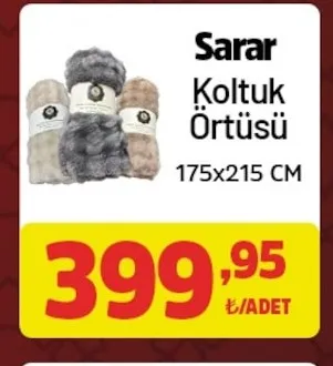 Sarar Koltuk Örtüsü