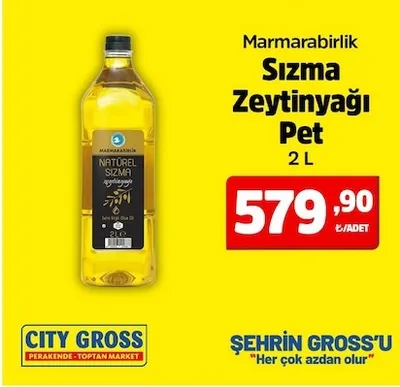 Marmarabirlik Sızma Zeytinyağı Pet 2 L
