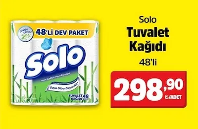 Solo Tuvalet Kağıdı 48'Li