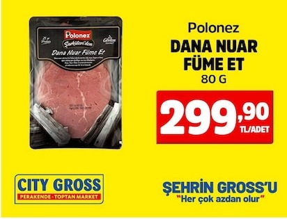 Polonez Dana Nuar Füme Et 80 G