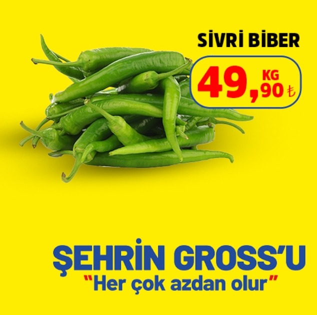 Sivri Biber 1Kg