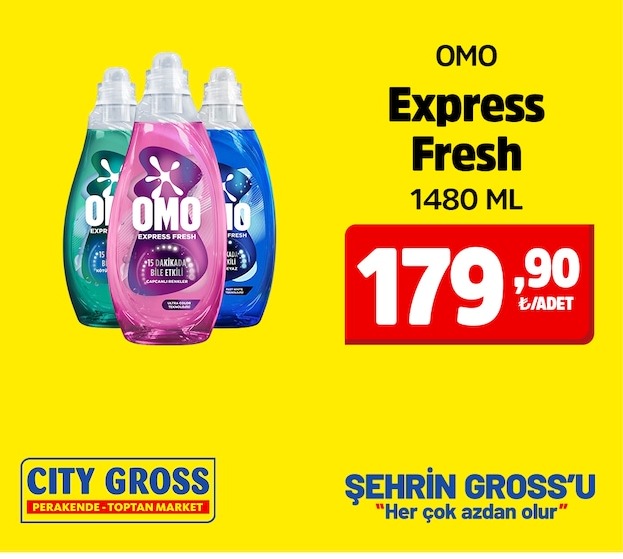Omo Express Fresh 1480 Ml