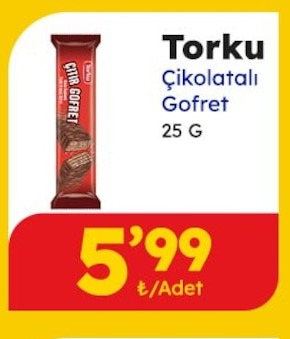 Torku Çikolatalı Gofret 25 G