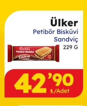 Ülker Petibör Bisküvi Sandviç 229 G