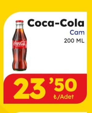 Coca-Cola Cam Şişe 200 Ml