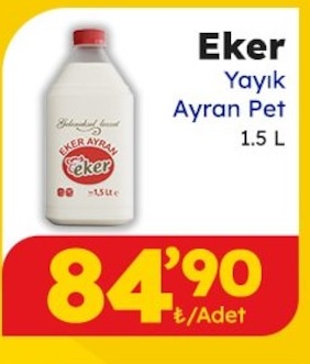 Eker Yayik Ayran Pet 1.5 L