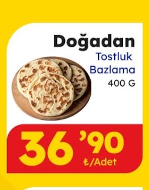 Doğadan Tostluk Bazlama 400 G