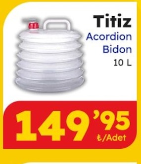 Titiz Acordion Bidon 10 L