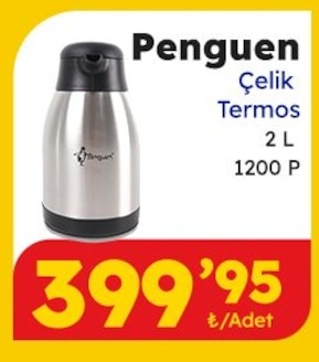 Penguen Çelik Termos 2 L 1200 P