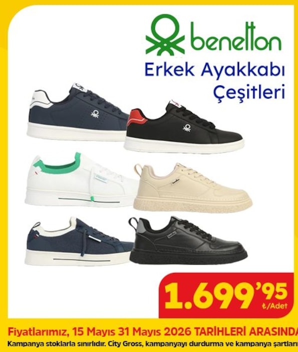 Benetton Erkek Ayakkabı Çeşitleri