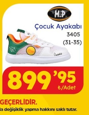 M.P Çocuk Ayakkabı 3405 (31-35) Adet