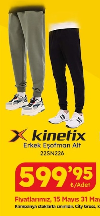Kinetix Erkek Eşofman Altı 22Sn226