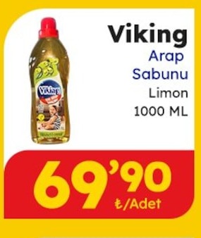 Viking Arap Sabunu Limon 1000 Ml